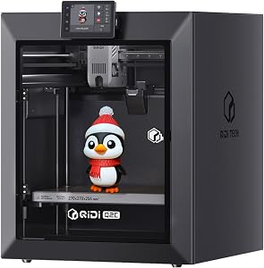 QIDI Q2C 3D Printer, Enclosed FDM with New Generation Leveling Sensor for Full Auto Leveli