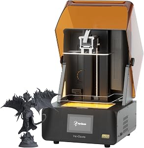 Heygears Reflex RS Turbo Resin 3D Printer with Amber Screen, High Contrast Ratio of 566:1,