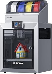 QIDI Q2 Combo 3D Printer, Enclosed FDM with 65℃ Heated Chamber, Ultra Air Filtration, 600m