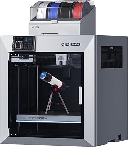 QIDI Max4 Combo 3D Printer, 390×390×340mm Large Build Volume, 65℃ Heated Chamber FDM 3D Pr