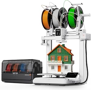 Anycubic Kobra X Combo High-Speed 3D Printer, Native 7-Color(up to 19), ACE GEN 2 with 81%