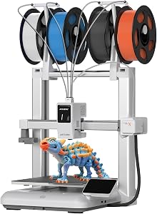 Anycubic Kobra X Multicolor 3D Printer, Easy Setup with Native 4-Color Printing Up 19 Colo