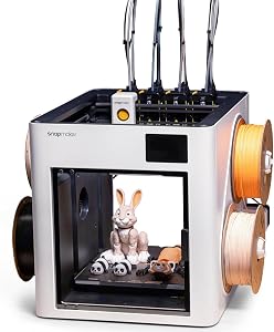 Snapmaker U1 3D Printer Multi Color,4 Toolhead with 5 Seconds Tool Change,MultiColor Print