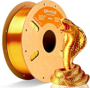 ERYONE Silk PLA Filament for 3D Printer 1.75mm +/- 0.03mm, Shiny Filament 1kg (2.1lbs)/Spo