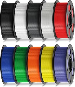 ANYCUBIC PLA Filament 1.75mm Bundle, 3D Printer Filament 1.75mm Dimensional Accuracy +/- 0