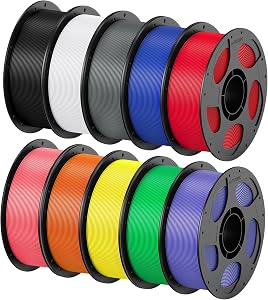 ANYCUBIC PETG Filament 1.75mm Bundle, 3D Printer Filament, Dimensional Accuracy +/- 0.02mm